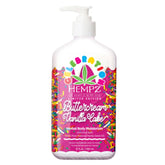Hempz Buttercream Cake Lotion bottle for daily hydration and a subtle glow.