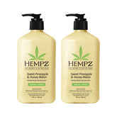 Hempz Crème hydratante pour le corps, parfum fruité d'ananas et miel.