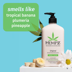 Parfum léger Hempz Original fleurs-banane, fragrance naturelle.