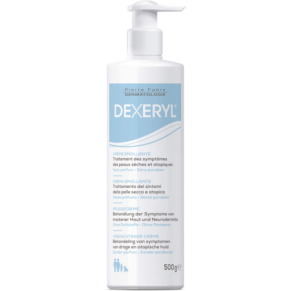 Dexeryl Hengulus crème 500 g, pot, hydrate intensément et apaise la peau sèche.
