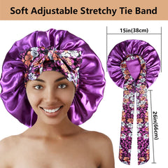 Bonnet satin Heniho diametre 38 cm adapté à toutes les coiffures.