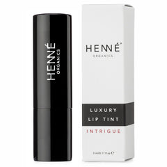 Henné Organics teinte lèvres hydratante et finish naturel.