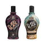 Duo Hephboard European Gold Flash Black pour bronzage durable.