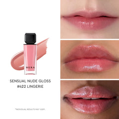 HERA Vernis à lèvres Nude Sensuel – Application fluide et hydratation durable.