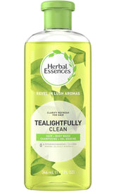 Herbal Essences Tea-Lightfully Clean : la bouteille de shampooing pour une purification légère et rafraîchissante.