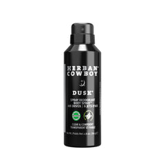 Herban Cowboy Dusk, bouteille-spray, déodorant sec qui sèche rapidement sans résidu.