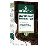 Herbatint 4D châtaigne doré - Bouteille: couleur durable et naturelle sans ammoniaque.