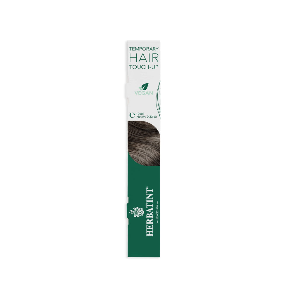 Herbatint Retouche Racines avec pinceau précision, couverture rapide des racines pour un look naturel.