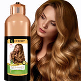 HERBBY Shampoing colorage gris couverture offre une couleur uniforme.