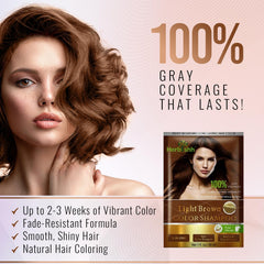 Lot voyage Herbishh avec 10 sachets de 30 ml pour coloration.