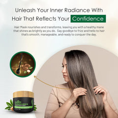 Herbishh masque cheveux argan texture crème—application douce et nourrissante