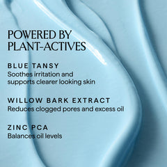 Texture légère de la Crème Clarté Aquarius, peau rafraîchie et satinée.