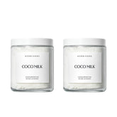 HERBIVORE Bain lait coco versement : hydratation enveloppante pendant le bain.