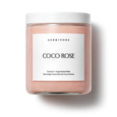 HERBIVORE Coco Rose Gommage corps: exfolie en douceur pour peau plus lisse.