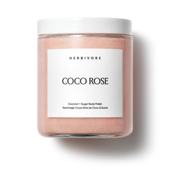HERBIVORE Coco Rose Gommage corps: exfolie en douceur pour peau plus lisse.