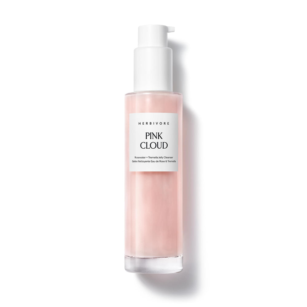 Démaquillant-crème Herbivore, texture nuage rose et démaquille en douceur