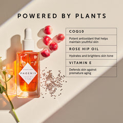 HERBIVORE Phoenix Huile – Visage huile de rose musquée: éclat nourri et peau douce.
