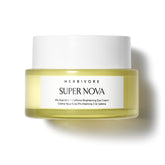 HERBIVORE Super Nova Crème Yeux – Bouteille, réduction des poches et cernes.