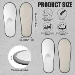 Hercicy chaussons fermés pour invités, pratique en déplacement.
