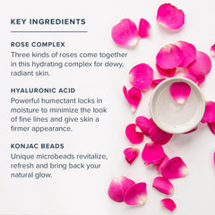 HERITAGE STORE Masque Gelée eau de rose – Texture gel et effet lumineux.