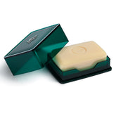 Hermès Eau d’Orange Verte: savon rectangle dans une boîte verte avec logo.