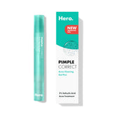 Stylo Hero Cosmetics sur bouton, ciblage précis pour imperfections.