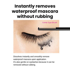 Heroine Make applicateur-brosse précision pour un démaquillage ciblé des cils.