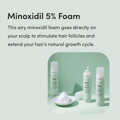 hers minoxidil 5% mousse – texture légère et densité capillaire