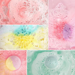 Bombes de bain HESORIX Jasmin: moment spa à domicile et parfum délicat.