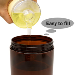 Utilisation idéale pour shampoing ou gel douche.