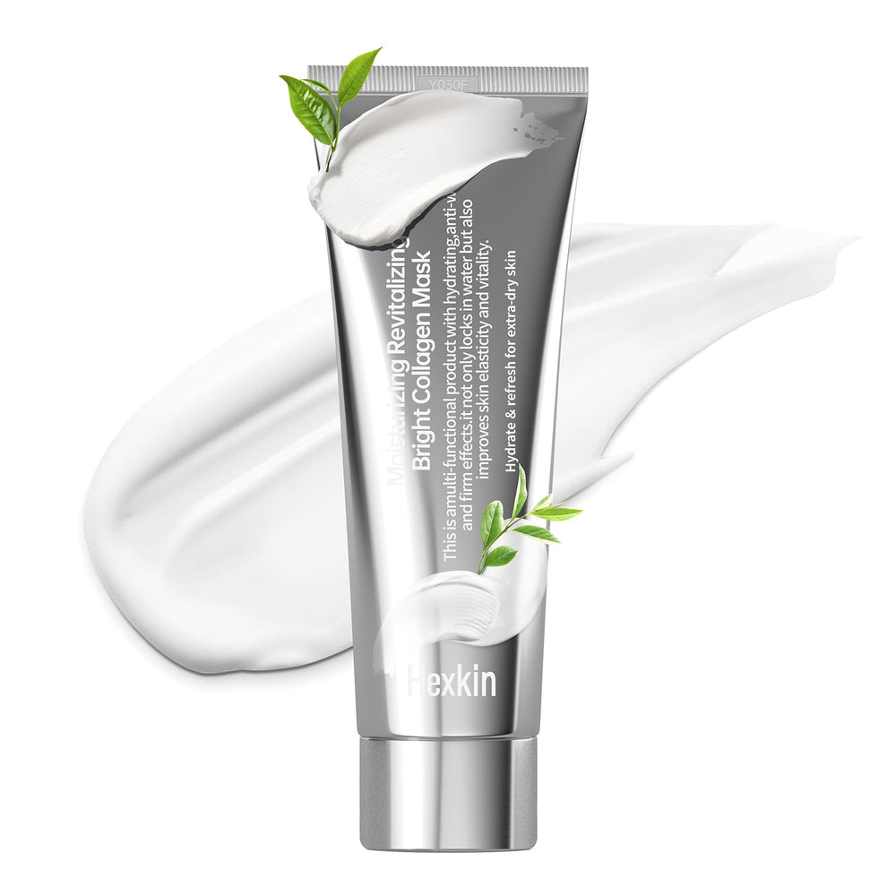 Hexkin masque collagene pelable creme prêt à l'emploi pour routine spa à domicile.