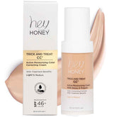 Hey Honey CC Crème : application légère pour teint uniforme.