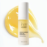 Sérum Hey Honey Good Morning Honey Silk en bouteille, hydratation prête pour la journée.