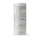 Hey Humans cedarwood sage deodorant bottle with a warm, gender-neutral scent for daily freshness.