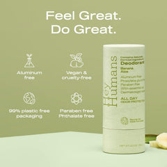 Hey Humans Déodorant ingrédients coco romarin arrowroot: formulation naturelle pour confort