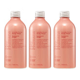Hey Humans gel douche rose-gingembre en bouteille, parfum apaisant.
