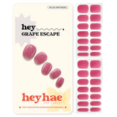 Heyhae bandes gel semi-cuits rouges, look estival rapide et sans lampe.