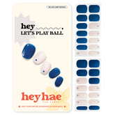 Heyhae bandes gel bleu saphir pour pose rapide sans lampe nécessaire.