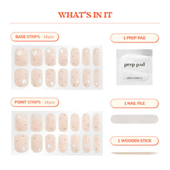 Heyhae: kit complet 28 strips et outils pour salon à domicile.