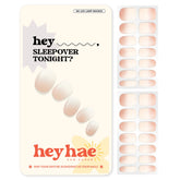 Heyhae bandes gel semi cuites ombre neutre pour un look élégant