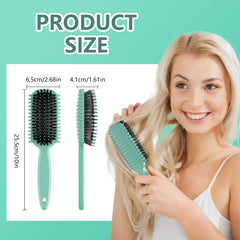 Brosse HEZ à double arête – démêlage précis et définition des boucles.