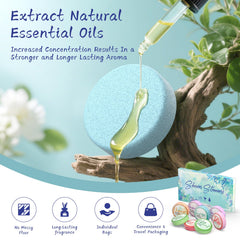 HFHO bombes douche aromathérapie menthe 1 rafraîchissante et vivifiante.