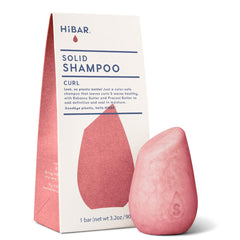 HIBAR Curl Shampoo Bar definition-bounce image shows defined curls.