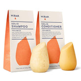 HiBAR Volumize shampoing solidе application pour cheveux fins et plats, volume possible.