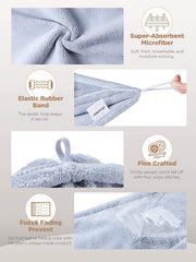 Hicober turban microfibre rose, léger et bien maintenu.