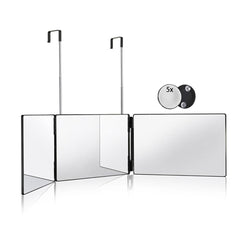 Miroir HIEEY 3 volets 360, vue d’ensemble idéale pour maquillage et coiffure