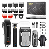 HIENA PRO kit professionnel pour coupe cheveux, tout-en-un prêt à l’emploi