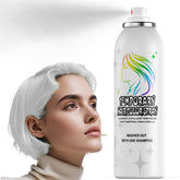 HIESGIE spray argenté blanc - couleur temporaire rapide pour cheveux lumineux.