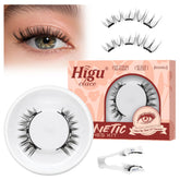 Cils magnétiques Higu clace avec applicateur pour une pose rapide sans colle.
