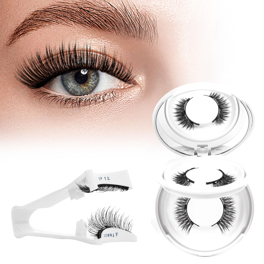 Cils magnétiques Higu clace avec applicateur, faciles à placer pour un look naturel.